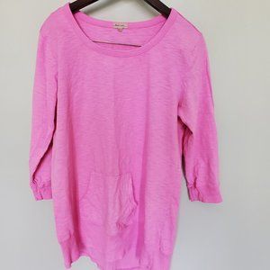 Super cute summer pepto pink light sweatshirt (LG)